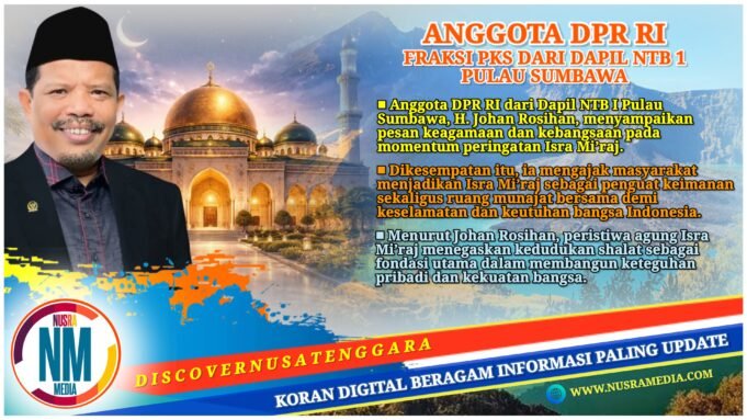 Johan Rosihan Ajak Jadikan Isra Mi’raj Momentum Penguatan Iman dan Do’a Keselamatan Bangsa
