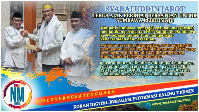 Bupati Ajak Jadikan Momentum HUT Sumbawa ke-67 Perkuat Kebersamaan