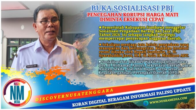 Tekankan Percepatan PBJ 2026, Bupati Jarot : “Jangan Lambat, Jangan Menyimpang”