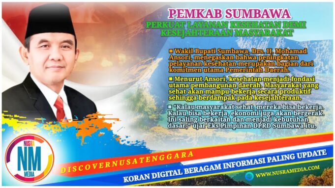 Wabup Ansori Tegaskan Komitmen Pemkab Sumbawa Tingkatkan Pelayanan Kesehatan