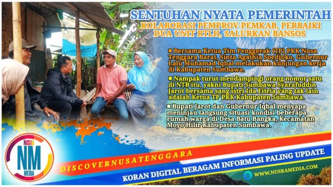 Didampingi Bupati Jarot, Gubernur Iqbal Instruksikan Perbaikan Dua RTLH Warga Batu Bangka