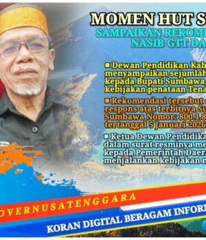 Dewan Pendidikan Sumbawa Minta Kebijakan Berkeadilan untuk 1.569 GTT dan PTT
