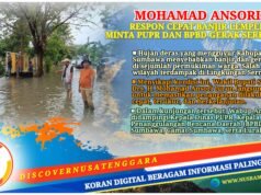 Terjun Langsung Tinjau Banjir Sernu, Wabup Sumbawa Instruksikan Penataan Total Drainase