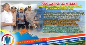 Gubernur NTB Resmikan Jalan Simpang Poto Tano, Jalur Vital Logistik Sumbawa–Lombok Kembali Optimal