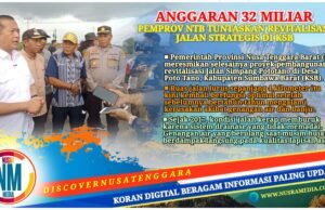 Gubernur NTB Resmikan Jalan Simpang Poto Tano, Jalur Vital Logistik Sumbawa–Lombok Kembali Optimal