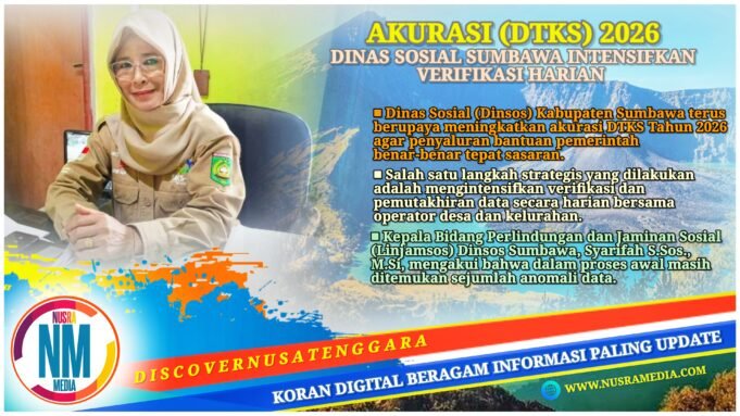 Data Kemiskinan Ekstrem Dibenahi, Dinsos Sumbawa Kebut Validasi DTKS