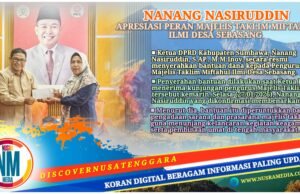 Ketua DPRD Sumbawa Salurkan Bantuan untuk Penguatan Kegiatan Keagamaan di Desa Sebasang