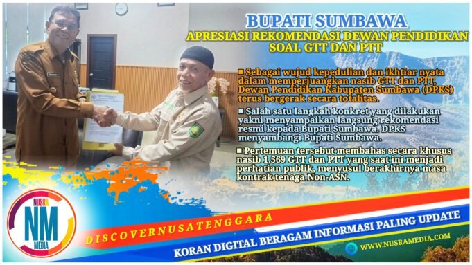 Perjuangkan Nasib 1.569 GTT dan PTT, DPKS Bergerak Temui Bupati Sumbawa