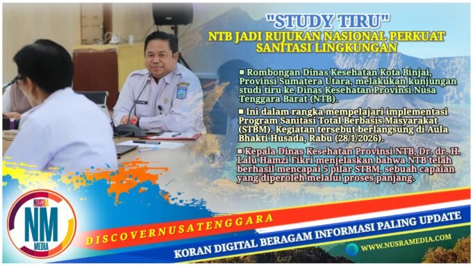 Sukses STBM 5 Pilar, Dinkes Kota Binjai Belajar ke NTB