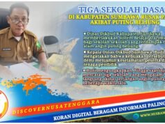 Dikbud Sumbawa Terapkan BDR dan Shift di Sekolah Terdampak Bencana