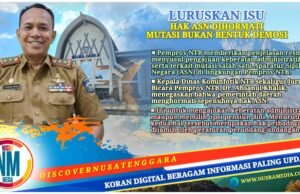 Pemprov NTB Tegaskan Mutasi ASN Sah dan Tidak Langgar AUPB