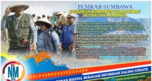 Bupati Jarot Pimpin Safari Menanam Pohon di Moyo Utara : Hijaukan Kembali Sumbawa