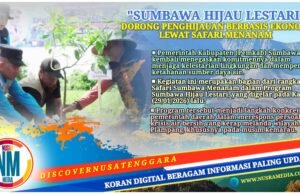 Bupati Sumbawa : Penghijauan Jadi Kunci Atasi Krisis Air dan Dorong Ekonomi Desa
