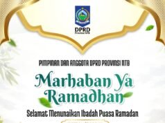 DPRD NTB : Selamat Menunaikan Ibadah Puasa 1447H/2026M