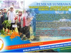 Giliran Sasar Desa Mata Tarano, Bupati Ajak Warga Jaga Hutan Sumbawa