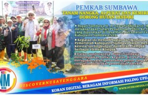 Giliran Sasar Desa Mata Tarano, Bupati Ajak Warga Jaga Hutan Sumbawa