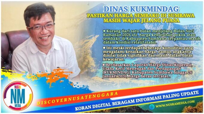 Harga Sembako di Sumbawa Terpantau Stabil