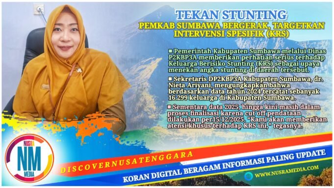 DP2KBP3A Sumbawa Atensi Khusus 16.299 Keluarga Berisiko Stunting