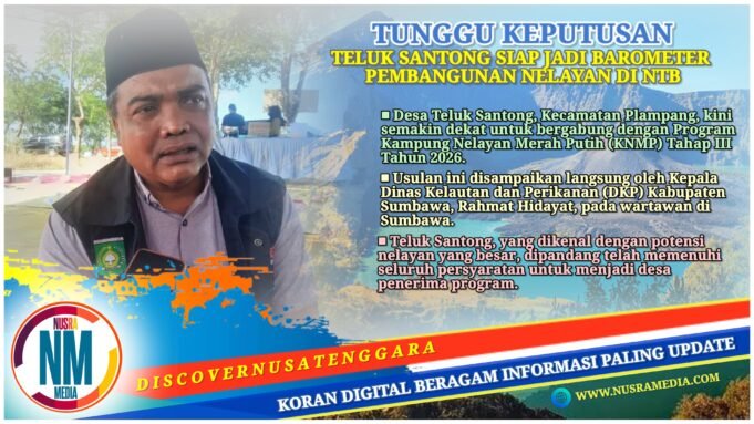 Desa Teluk Santong Diusulkan Masuk Program KNMP 2026