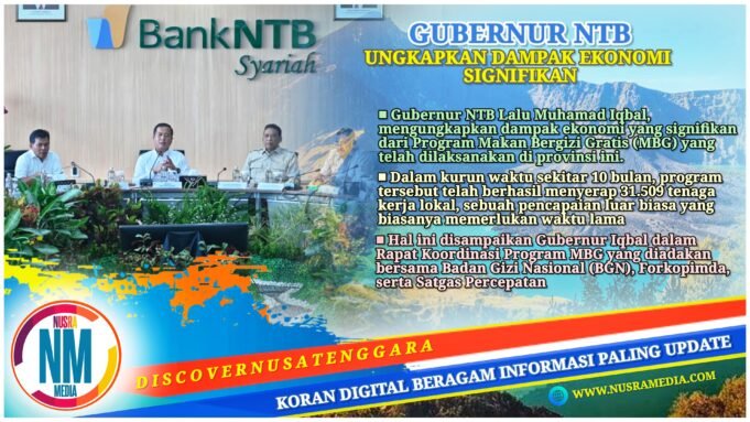 Program MBG NTB Serap 31.509 Tenaga Kerja