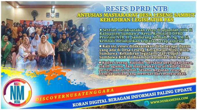 Jaring Beragam Aspirasi, Warga Desa Leseng : Terimakasih Sambirang Ahmadi