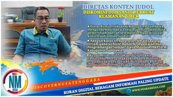 Pemkab Sumbawa Siapkan Sistem Baru Usai Website Resmi Disusupi Judi Online