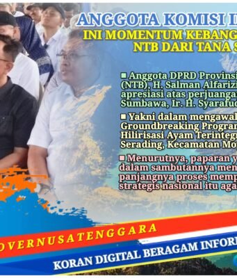 Salman Alfarizi Apresiasi Perjuangan Bupati Sumbawa Wujudkan Hilirisasi Ayam Terintegrasi