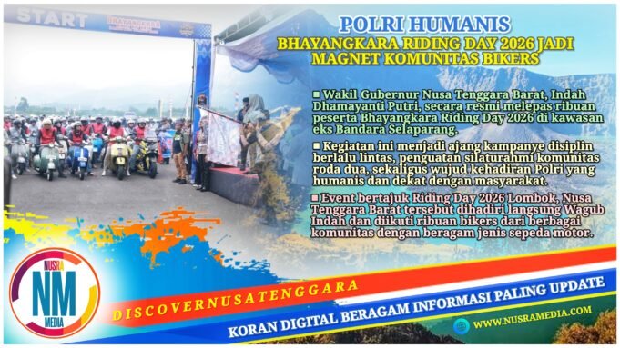 Wagub NTB Lepas Ribuan Bikers Bhayangkara Riding Day