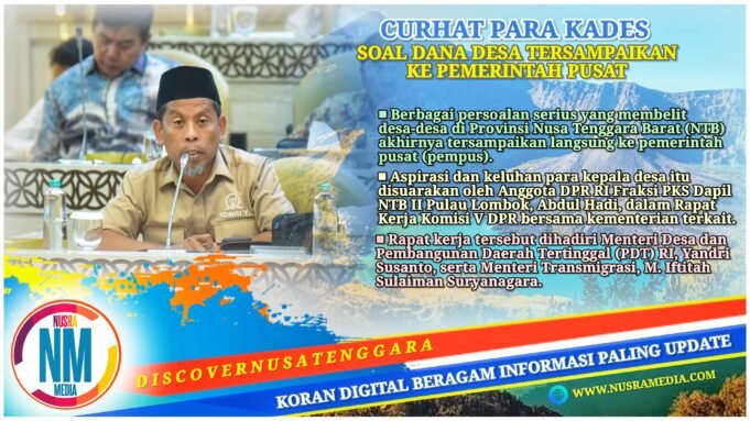 Dana Desa Seret, Desa di NTB Tercekik Anggaran