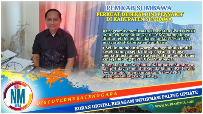 Program PKG Jadi Langkah Strategis Tingkatkan Kesehatan Warga Sumbawa