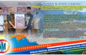 Launching “Satera Bumung”, Johan Rosihan Ajak Generasi Muda Cintai Lawas Sumbawa