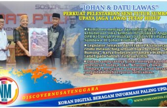 Launching “Satera Bumung”, Johan Rosihan Ajak Generasi Muda Cintai Lawas Sumbawa