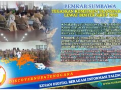 Penginputan SiRUP Capai 73,6 Persen, Wabup Sumbawa Dorong OPD Tuntaskan Perencanaan