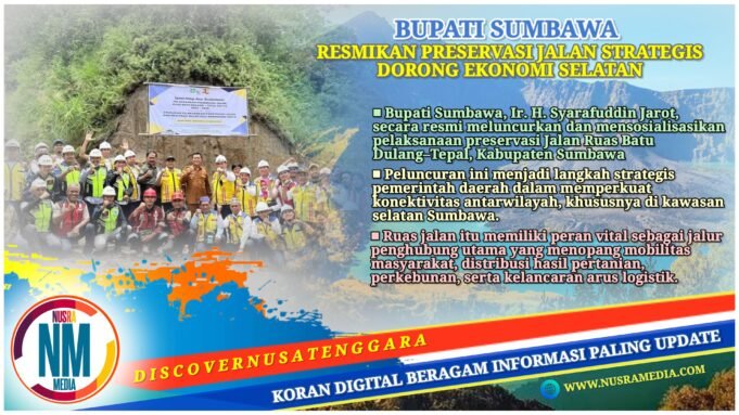 Perkuat Konektivitas Wilayah Selatan, Jalan Batu Dulang–Tepal Dipreservasi