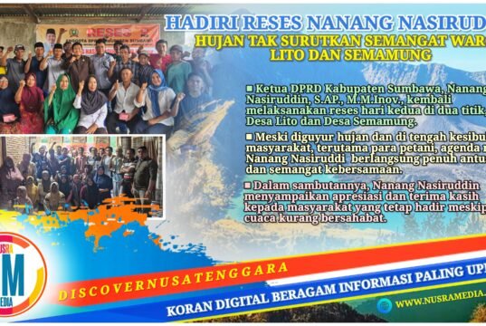 Apresiasi Semangat Warga dan Serap Berbagai Aspirasi, Ketua DPRD Sumbawa : “Sesuatu yang Kita Perjuangkan, Harus Dimenangkan”
