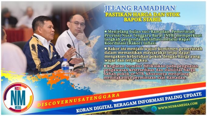 Pemprov NTB Gelar Rakor Inflasi