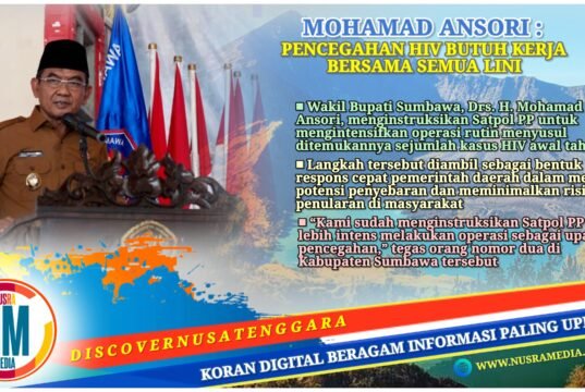 Wabup Sumbawa Instruksikan Operasi Rutin Tekan Kasus HIV 2026