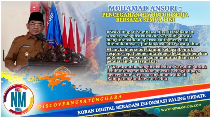 Wabup Sumbawa Instruksikan Operasi Rutin Tekan Kasus HIV 2026