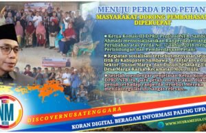 Petani Sumbawa Sambut Antusias Ranperda Perlindungan dan Pemberdayaan Petani