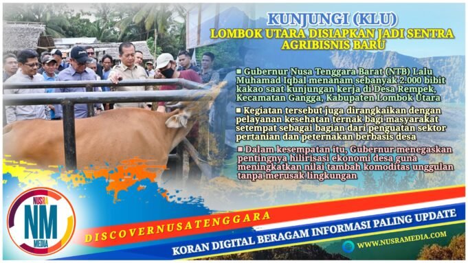 Gubernur NTB : Hilirisasi Komoditas Jadi Kunci Kesejahteraan Desa