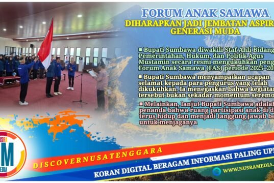 Bupati Sumbawa Kukuhkan FAS 2025-2027