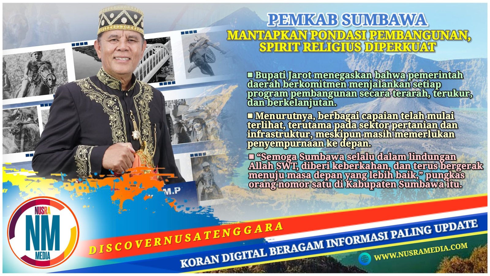Ramadan dan Setahun Kepemimpinan, Bupati Jarot Ajak Sumbawa Berlari ...