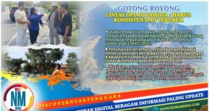Wabup Sumbawa Tinjau Gotong Royong Jalur Samota, Tegaskan Konsistensi Kebersihan