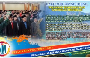 Gubernur NTB Mutasi 392 Pejabat Eselon III dan IV