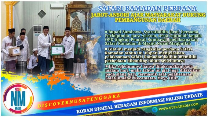 Pemkab Sumbawa Salurkan Bantuan untuk Masjid dan Warga