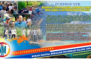 Gubernur NTB Tinjau Lokasi Banjir Obel-Obel, Salurkan Bantuan dan Perintahkan Mitigasi Menyeluruh