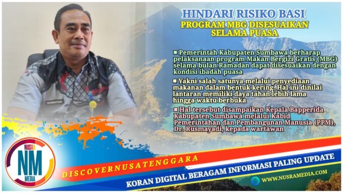 Pemkab Sumbawa Usulkan Skema Makanan Kering untuk Program MBG Selama Ramadan
