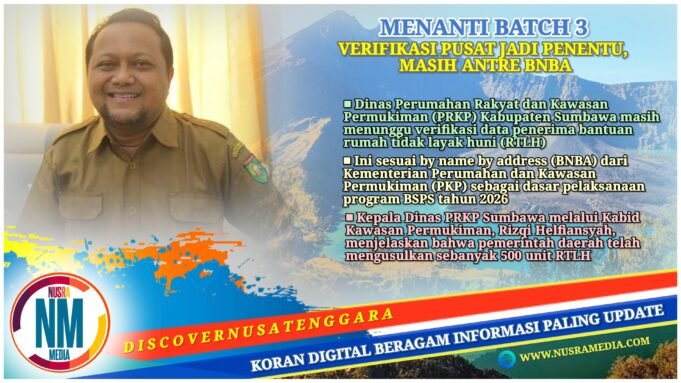 Pemda Sumbawa Usulkan 500 Unit RTLH untuk Program BSPS 2026