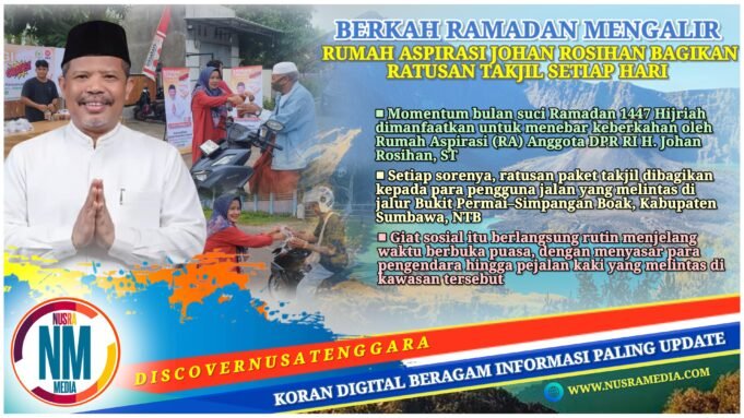 Kepedulian Nyata Rumah Aspirasi Johan Rosihan Berbagi Kebahagiaan di Bulan Ramadan