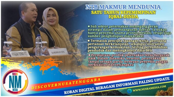 Peternakan NTB Bertransformasi, Surplus Terjaga, Hilirisasi Ayam Terintegrasi Dimulai